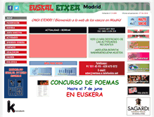 Tablet Screenshot of euskaletxea-madrid.com